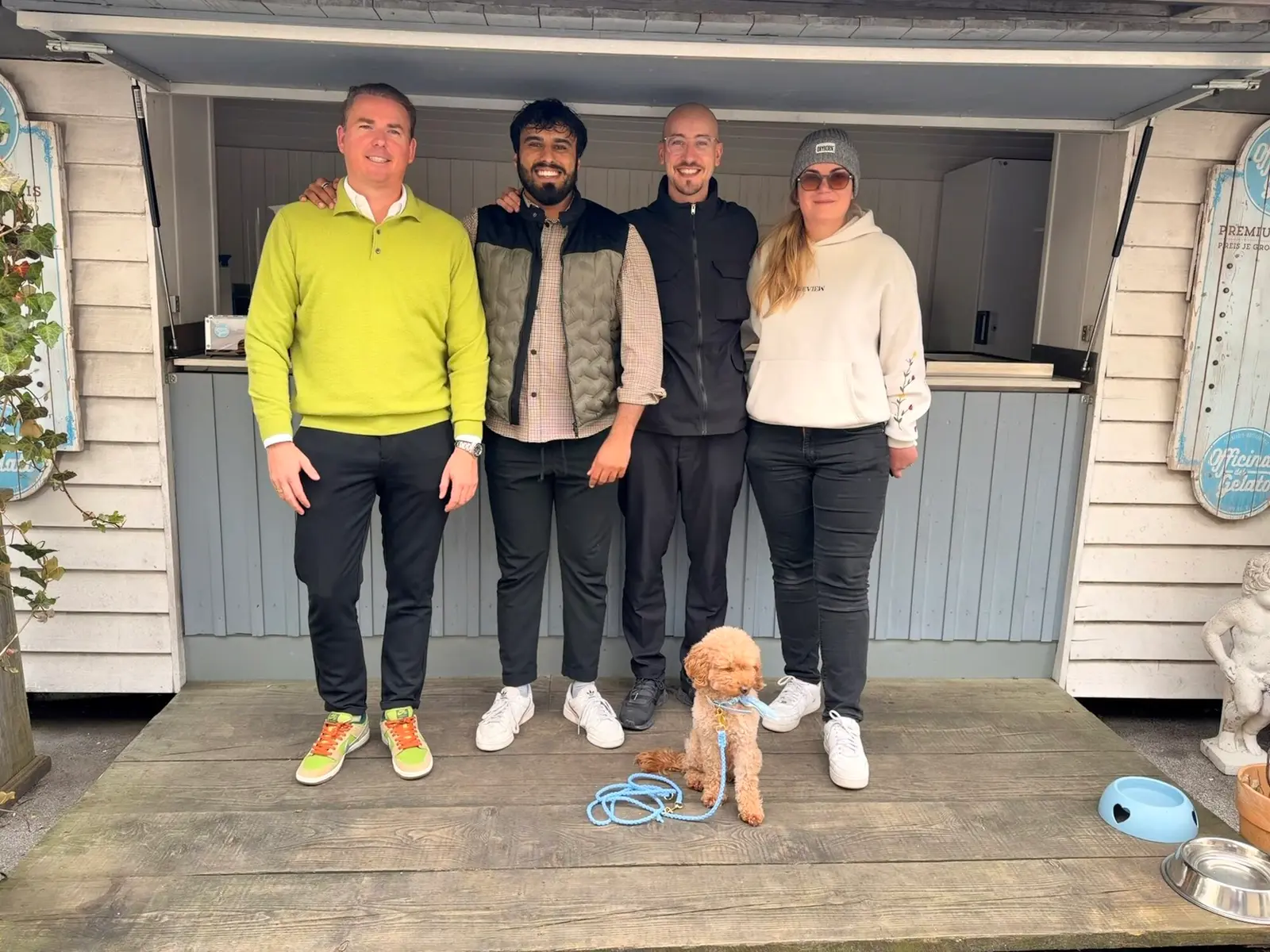 Gründungsteam der NEXA Horizons GmbH (v. l. n. r.): Rafael Stauber (CCO), Mudabbir Khawaja (CEO), Laurin Krämer (CTO), Kyra-Marie Kado (CIO)